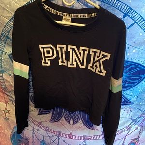 Victoria secret cropped sweatshirt